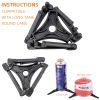 Universal base bracket for outdoor camping gas cans Folding triangular fixed gas can stabiliser