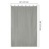 2 pcs W54*L84in Outdoor Patio Curtain/Gray