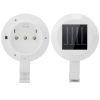 2Pcs Solar Powered Gutter Lights Outdoor IP65 Waterproof Dusk to Dawn Sensor Security Lamps