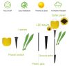 6 Pcs Solar Garden Tulip Flower Light Outdoor Solar Pathway light IP54 Water-resistant Landscape Lights