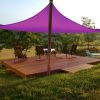 28' x 28' x 28' Triangle Sun Shade Sail/ Red Purple