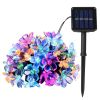 2Pcs Solar Powered String Lights 50LED Beads Fairy Sakura Flower Blossom Lights