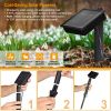 Solar String Light 4 Butterfly Fairy Lights Waterproof Garden Lawn Light Xmas Decor Lamp