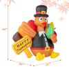 5ft 12W Turkey with Corn 7pcs LED Light Garden Turkey Decoration