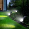 48 LEDs Solar Spotlight Outdoor Light Sensor Wall Lawn Garden Lamp Waterproof SOS Flash