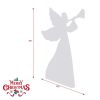 2pcs 36in PVC Angel Garden Angel Decoration White