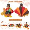 5ft 12W Turkey with Corn 7pcs LED Light Garden Turkey Decoration