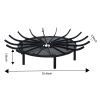 Fire Grate Log Grate Wrought Iron Fire Pit Round Spider Wagon Wheel Carbon frame