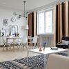 Bedroom Curtains Absolute Heat Insulation Chenille Vertical Striped Color Window