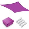 20'x23' Rectangle Sun Shade Sail/ Red Purple