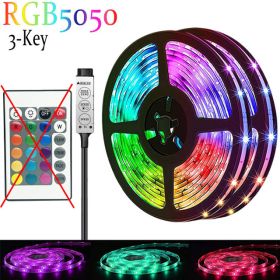 RGB Color-changing 5V Magic USB Light Strip (Option: 50503Key-20M)