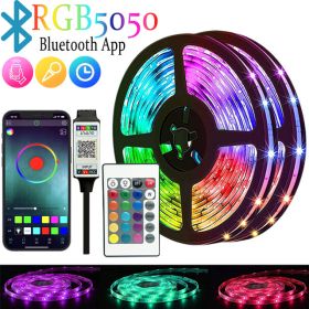 RGB Color-changing 5V Magic USB Light Strip (Option: 505024Key Bluetooth-10M)