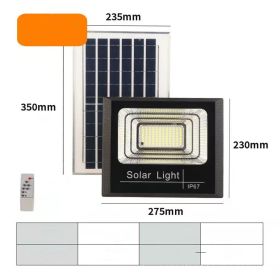 Large Solar Lamp Outdoor Rain Proof New Rural Household Pole-free Rechargeable LED Lighting (Option: Cast Light Lamp Battery4000)