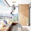 1pc Colorful Wind Chimes For Outside With 4 Aluminum Tubes Comes With 11 Bells For Home Garden Yard Patio Decor