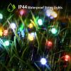 Solar String Lights LED Solar Power Fairy String Light 12M 100 LEDs 8 Lighting Mode Multicolor Waterproof Starry String Lights